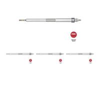 4 x Candela a incandescenza NGK per NISSAN ALMERA II, ALMERA TINO, CABSTAR,