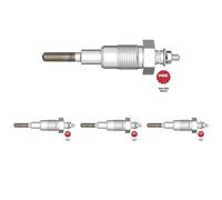 4 x Candela a incandescenza NGK per PEUGEOT 504, J7