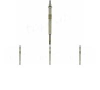4 x Candela a incandescenza TOPRAN per CITRON, FIAT, FORD, LANCIA, PEUGEOT,