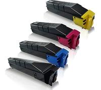 4 x cartucce Toner compatibili per Copystar CS3050CI CS3550CI Kyocera TASKalfa 3050 ci 3050 CIG 3051 CI Black Cyan Magenta Yellow Set risparmio - Eco Office Serie