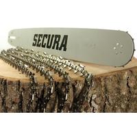 4 x catena + barra di guida SECURA 40cm 57 motrici 3/8 P 1,3 mm per Bosch AKE30B