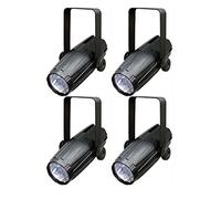 4 x Chauvet LED Pinspot 2.0 Spot Pin Light fascio sottile per Mirrorball