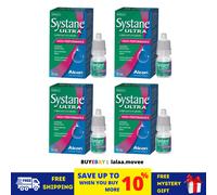 4 x collirio Alcon Systane Ultra Lubrificante ad alte prestazioni 10 ml