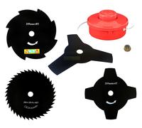 4 x coltelli e bobina di filo RACING T-Mech Valex Varan VidaXL Stakmann AMC M...