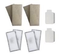 4 x Compatibili Fluval U2 Schiuma 4 Polymax 2 Pulire Trasparente Interno