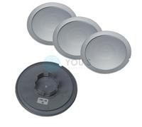 4 X Coprimozzi Coprimozzo Coprimozzo 147,0 - 57,0 Mm - Argento