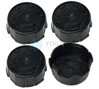4 X Coprimozzo Copriruota 113,0 - 99,5 MM - Nero - Nuovo