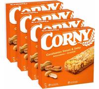4 X Corny Peanut Sweet e Salty Barrette di Muesli alle Arachidi 150g