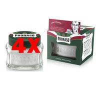 4 X Crema Pre Barba Rinfrescante PRORASO Vaso 100 ml