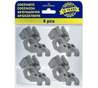 4 x Cuscinetti Cestello Inferiore Lavastoviglie 481010600198 per Whirlpool | 481253578098 C00314875 C00314334 per Ignis per Bauknecht - Garanzia di 10 Anni - MONTERAL