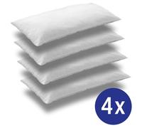 4 x cuscino CloudComfort Basic in microfibra 40 x 80 cm