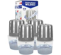 4 x deumidificatore K&M AK101 + 4 x ricarica 280 g idratante