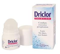 4 x Driclor Roll On Applicator Solution 20 ml
