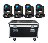 4 x eLumen8 Kudos 2RE Beam inc flightcase Bundle