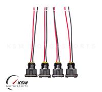 4 X EV1 OBD1 Carburante Iniettore Connettori Spine Cavi Clip Codini Per Bosch