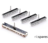 4 X Fader & 1 X Crossfader Kit Per Pioneer Djm 700 800 2000 5000 - Upgrade Tipo
