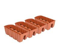 4 x fioriera 60 cm vaso da appendere vaso da fiori vaso da balcone vaso da ri...