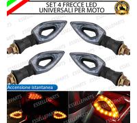 4 X FRECCE LED MOTO 12 LED HUSQVARNA INDICATORE DIREZIONE ACCENSIONE IMMEDIATA