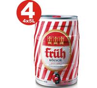4 X Früh Kölsch 5 L Fusto Da Festa 4,8 % Vol.