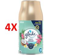 4 X Glade Automatic Spray Ricarica Exotic Tropical 269 Ml