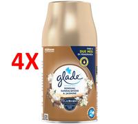4 X Glade Automatic Spray Ricarica Sandalwood & Jasmine 269 Ml