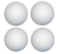 4 x Grandi Bianco 15cm Sfera Polistirolo Sfere Leggero Rotondo Natale Craft