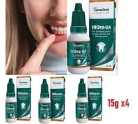 4 X Himalaya HiOra-GA 15 ml Controlli gengivite Mal di denti e gengive SPEDIZ...