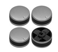 4 X Howdens lamona Forno Manopola Controllo Gas Argento Switch LAM3200 LAM3207