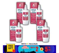4 X HYLO DUAL INTENSE Lubrificante Collirio con Ectoina Ursapharm Dry Prutchy...