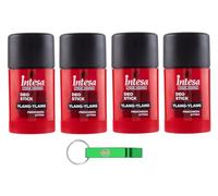 4 X Intesa Pour Homme Deodorante Stick Ylang-Ylang.Deo stick 75 ml + portachiavi Beni Culinari gratuito