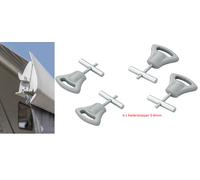 4 X Kederstopper 5-6mm per Kederschiene Tubazioni Stopper Applicare Di GANCIO S