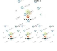 4 x Kit guarnizioni punta iniettore Dr.Motor Automotive per CITRON, DS