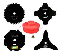 4 X lama & testina decespugliatore D+L Timberpro T-Mech Varan VidaXL LeroyMerlin