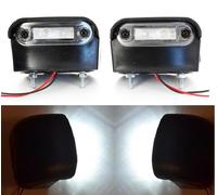 4 x Lampade Targa Anteriore Posteriore a LED 24V per Camion Volvo MAN DAF