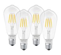 4 X Ledvance LED Filamento Smart+ Edison 5,5W E27 Caldo Dimmable Apple Bluetooth