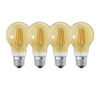 4 X Ledvance LED Filamento Smart+ Pera A60 5,5W E27 Oro Caldo Dimmbar Bluetooth [EEK: E]