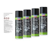 4 x Liqui Moly 3318 Veloce Pulitore Freno Spray Pulitore 500 ML