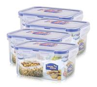 4 x & Lock Lock-Contenitore per alimenti rettangolare, capacità 470 ml HPL807