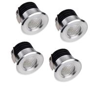 4 x Luci Mini Faretto led da Incasso Mini Faretti 3W LED Bianco Caldo Per Il