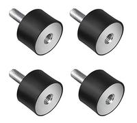 4 x M8 Ammortizzatore di vibrazioni Silentblock Tampone metallico in gomma