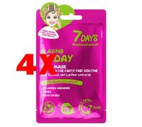 4 X Maschera Viso in Tessuto Blazing Friday 28 Grammi di 7DAYS