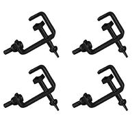 4 x nero 25 mm gancio morsetto a g illuminazione stand Fits Equinox DJ Booth micron Gorilla