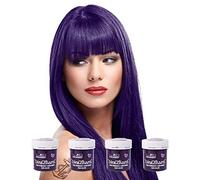 4 x New La Riche Direzioni Semi-Permanent Hair Color 88 ml - Deep Purple