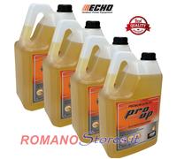 4 x OLIO PROTETTIVO CATENA MOTOSEGA ECHO PRO UP ECOLOGICO 5 Lt.