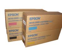 4 X Original EPSON Toner Aculaser C900 C1900 / S050100 S050099 S050098 S050097