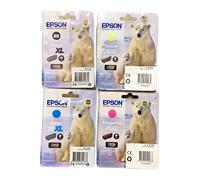 4 X Originale Inchiostro Epson 26XL Set Expression XP510 XP610 XP710 XP720 XP810