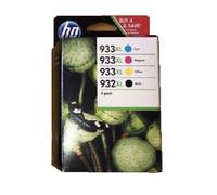 4 X Originale Inchiostro HP Officejet Pro 6100 6700 7510A 7612 / N.933XL 932XL
