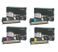 4 X Originale Lexmark Toner C524 C532 C532dn C534 C534n C534dn - Nuovo