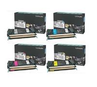 4 X Originale Lexmark Toner C524 C532 C534 N Dn / C5240KH C5240CH C5240MH