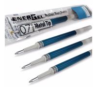 4 X Pentel Energel 0.7mm Ricarica Metallo Punta LR7 - BL77/BL57/BL37 Ecc. - 12